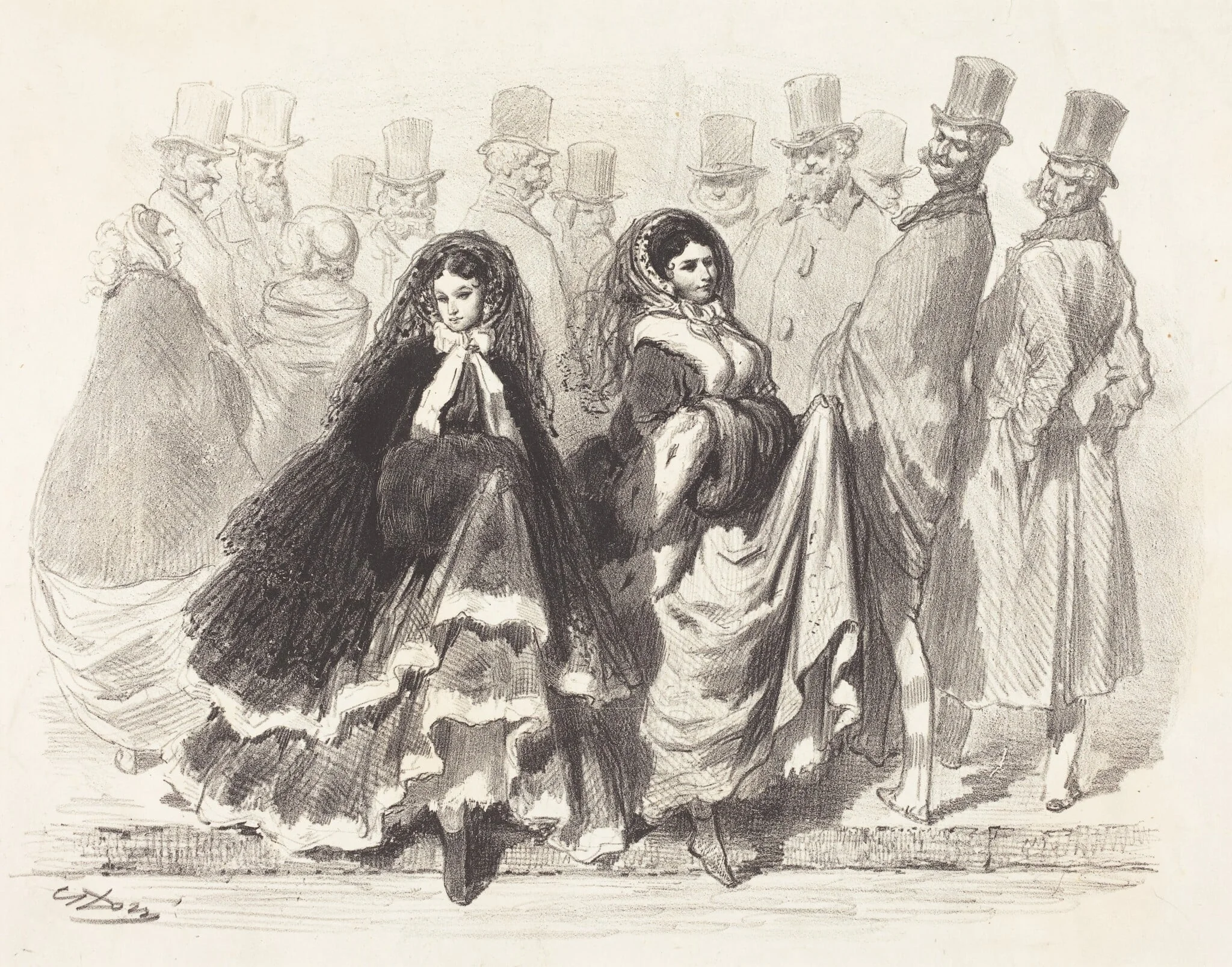 Street Scene, detail