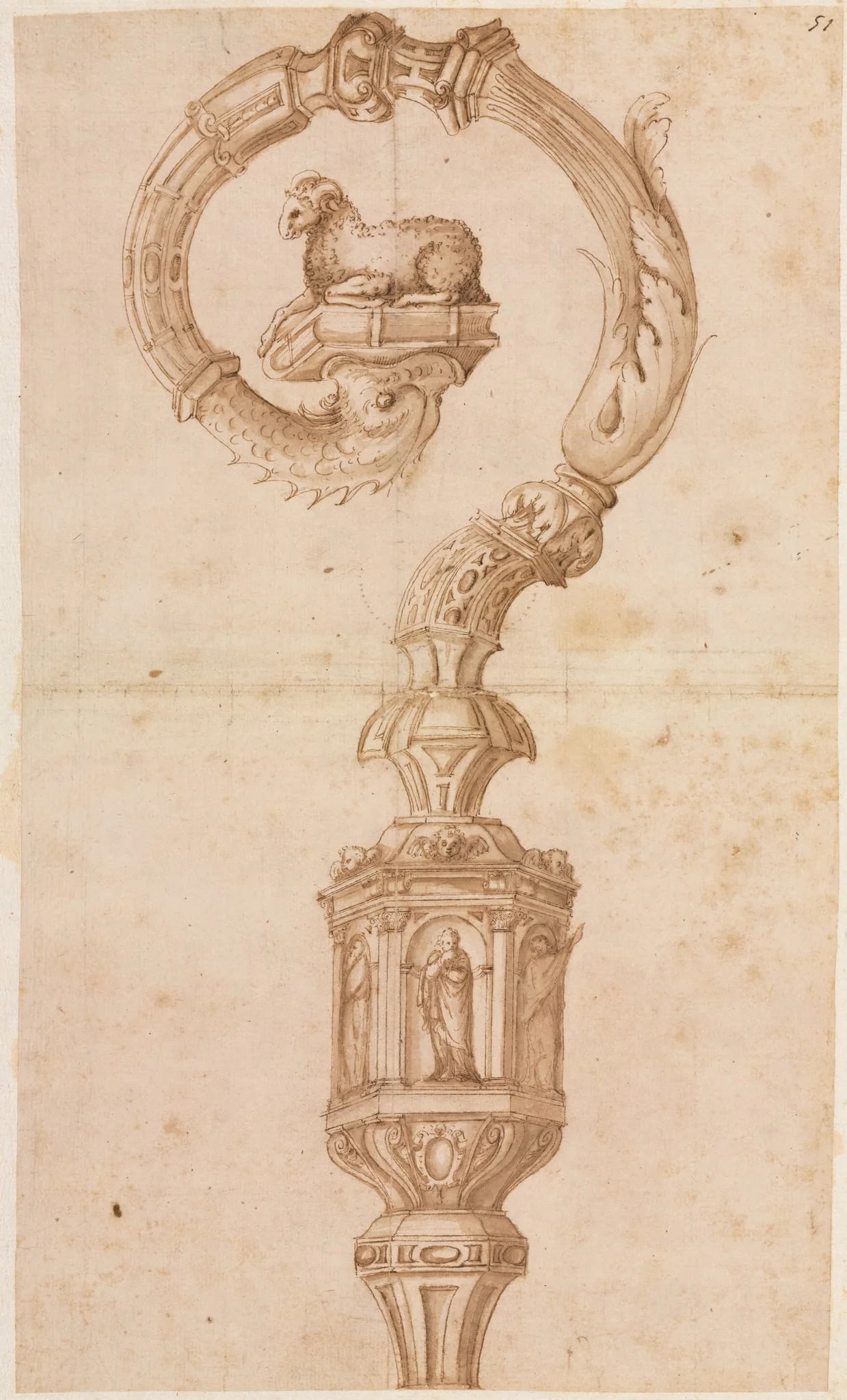 Design for a Crozier, detail