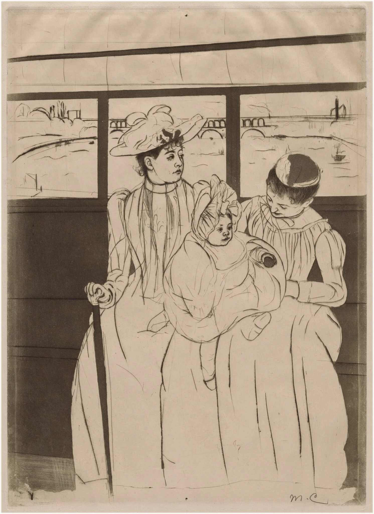 In the Omnibus, detail