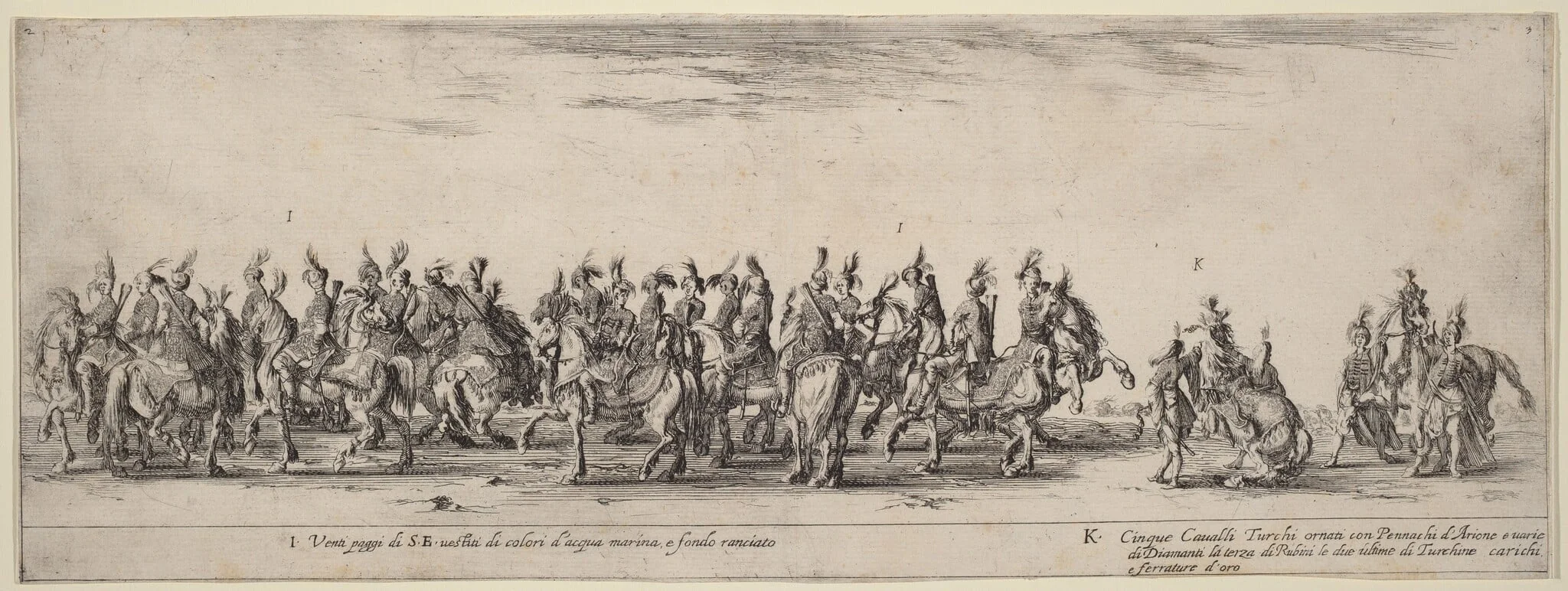 Twenty Pages and Five Turkish Horses, detail