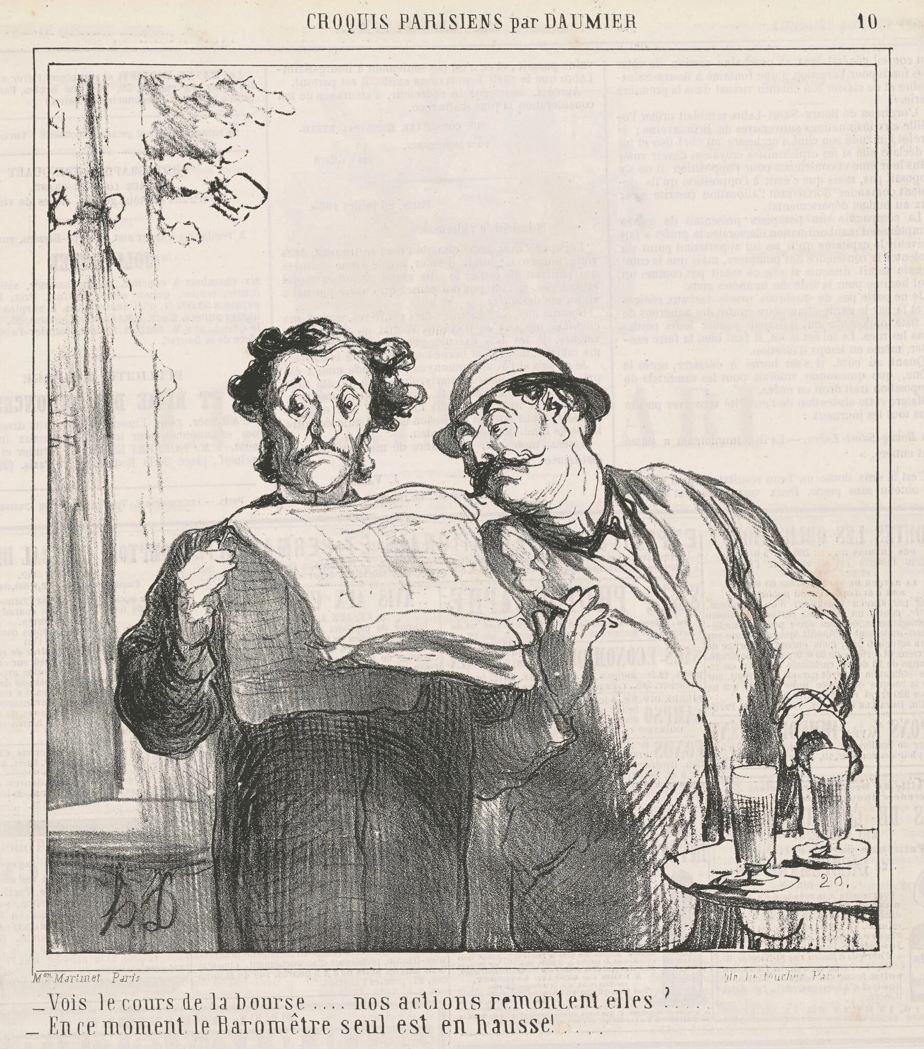 Vois le cours de la bourse, detail