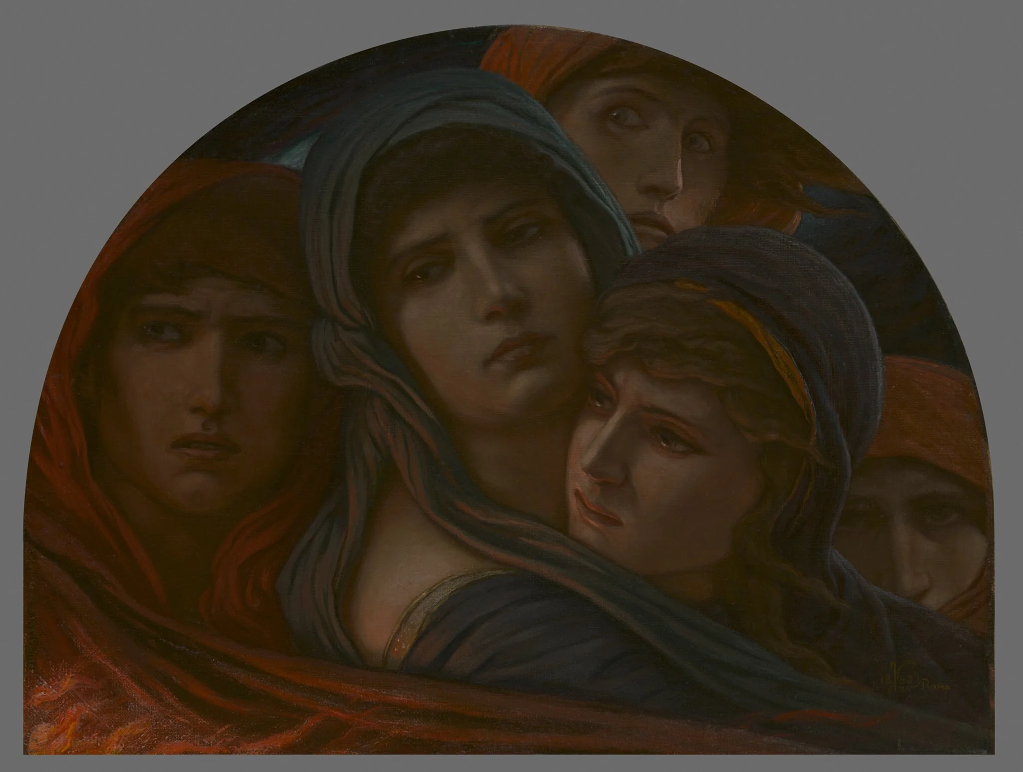 A Glimpse into Hell, or Fear, detail
