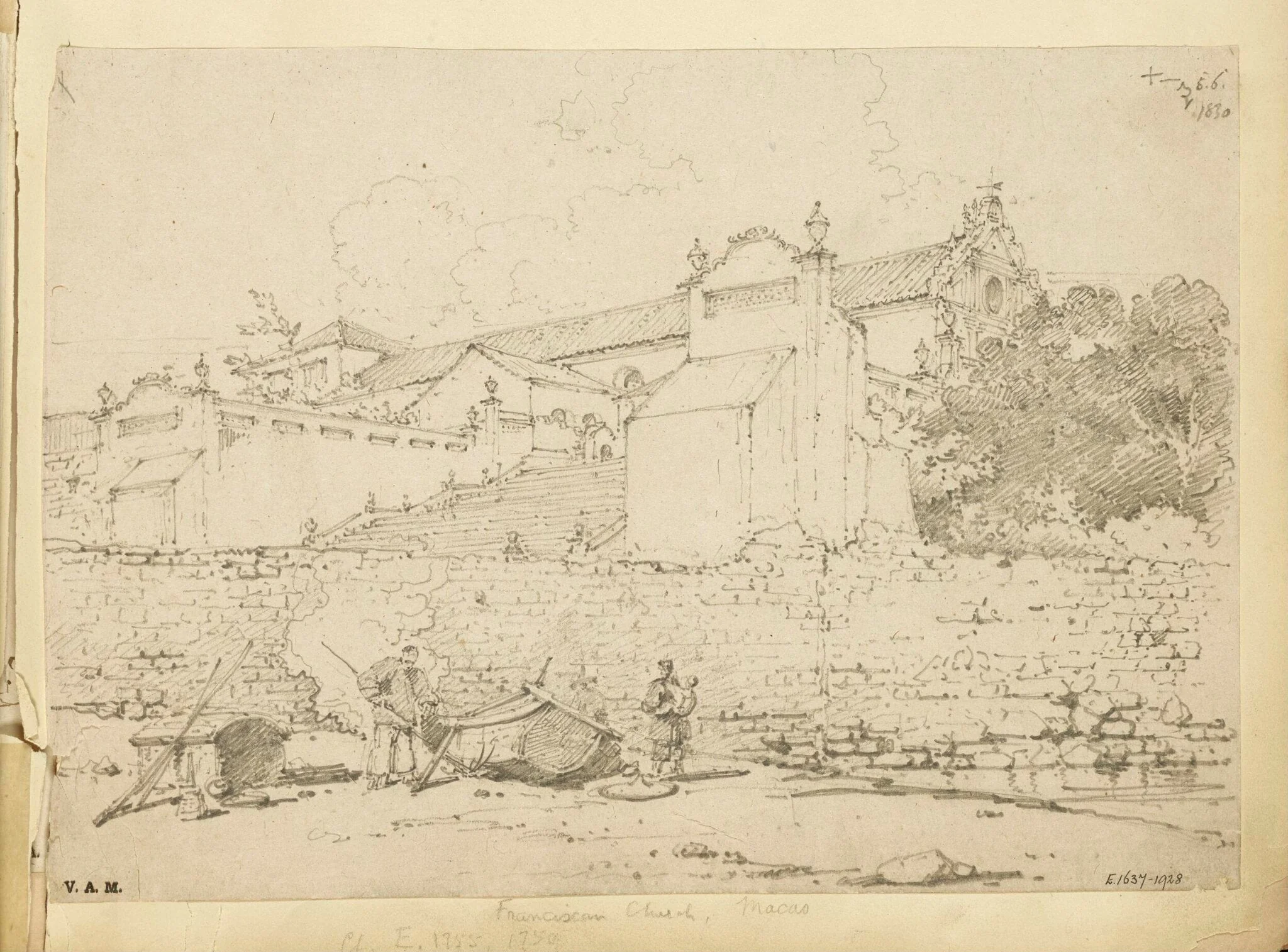 The church of S. Francisco, Macau, detail