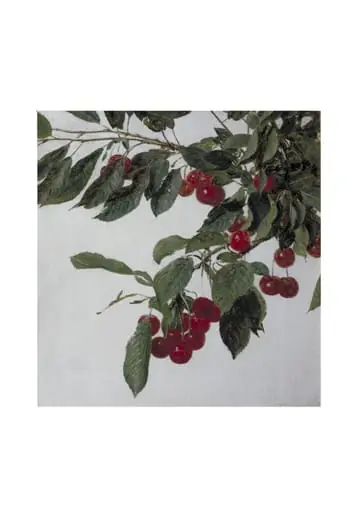 Cherries, by Henri Fantin-Latour, paint, 1883