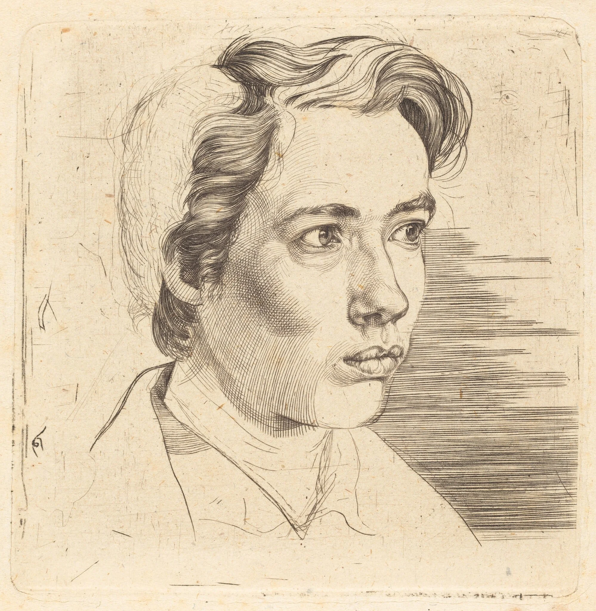 Portrait of Maisonneuve, detail
