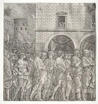 The Triumphs of Caesar:  The Senators, by Andrea Mantegna, 1404