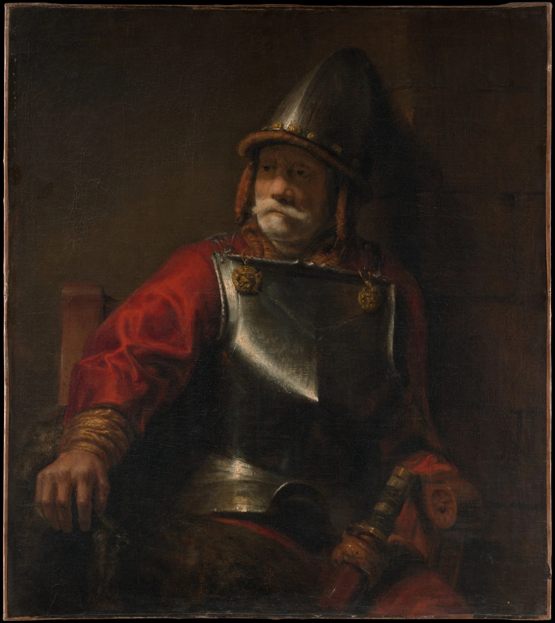 Man in Armor (Mars?), detail