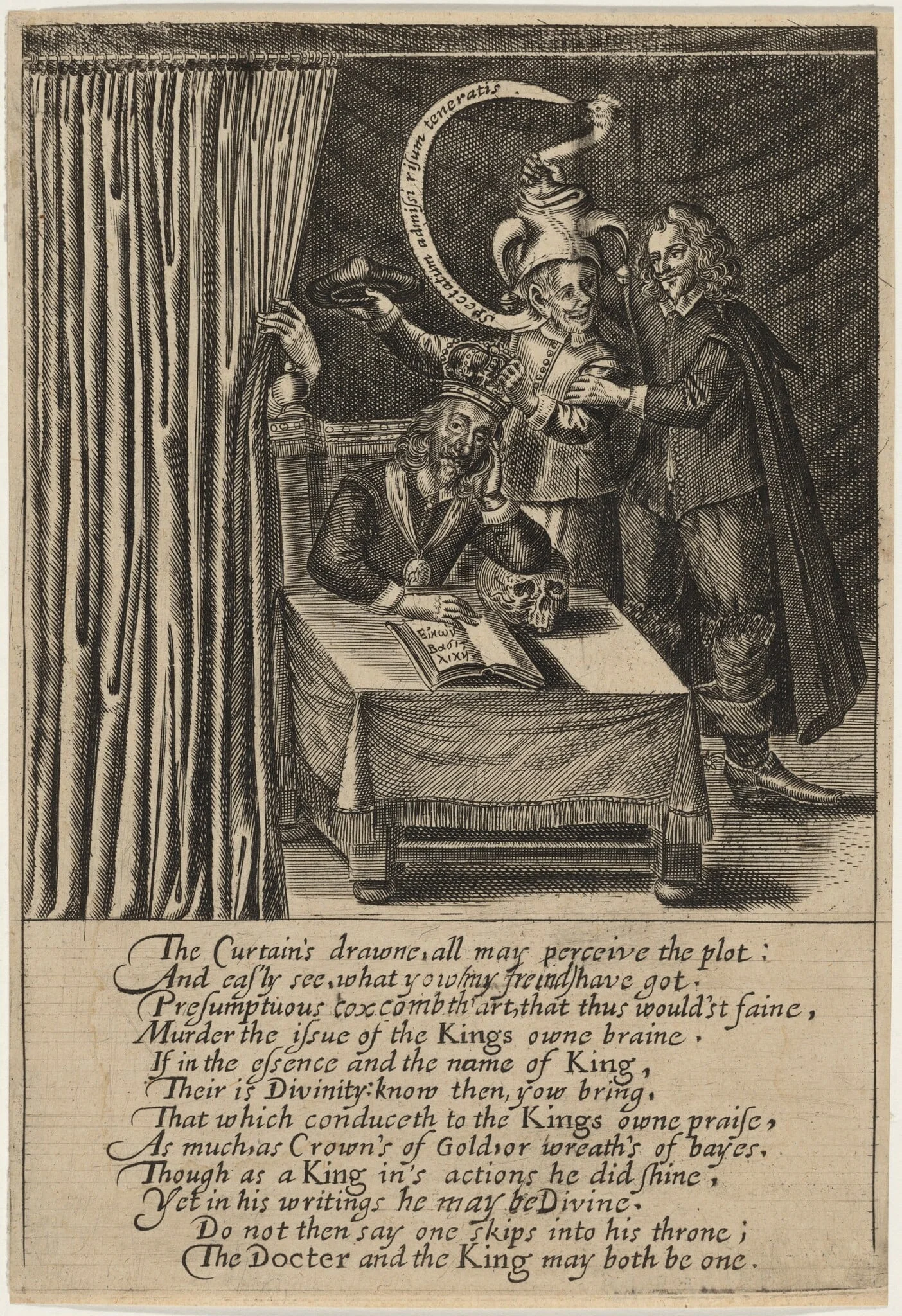 Satire in Relation to Charles I and His "Eikwn Basilika"(Image of a Ruler), detail