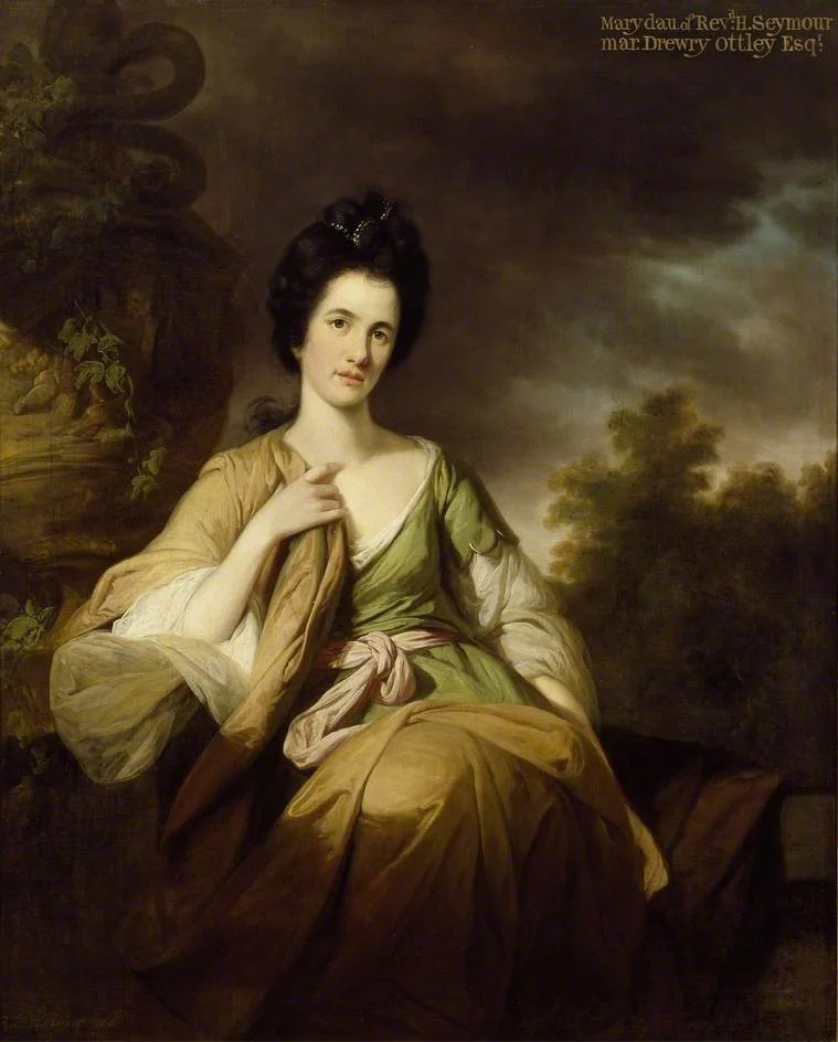 Mrs Drewry Ottley, detail