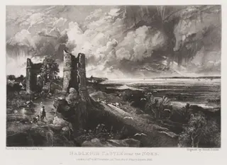 HADLEIGH CASTLE near the NORE, by John Constable, 1832
