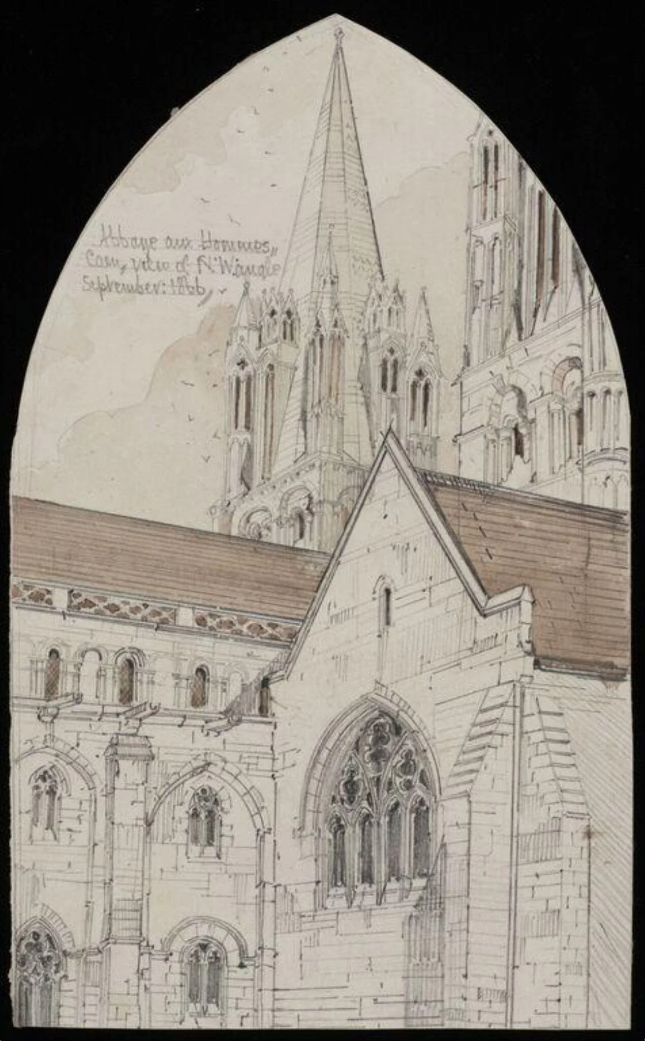 Exterior of buildings, detail