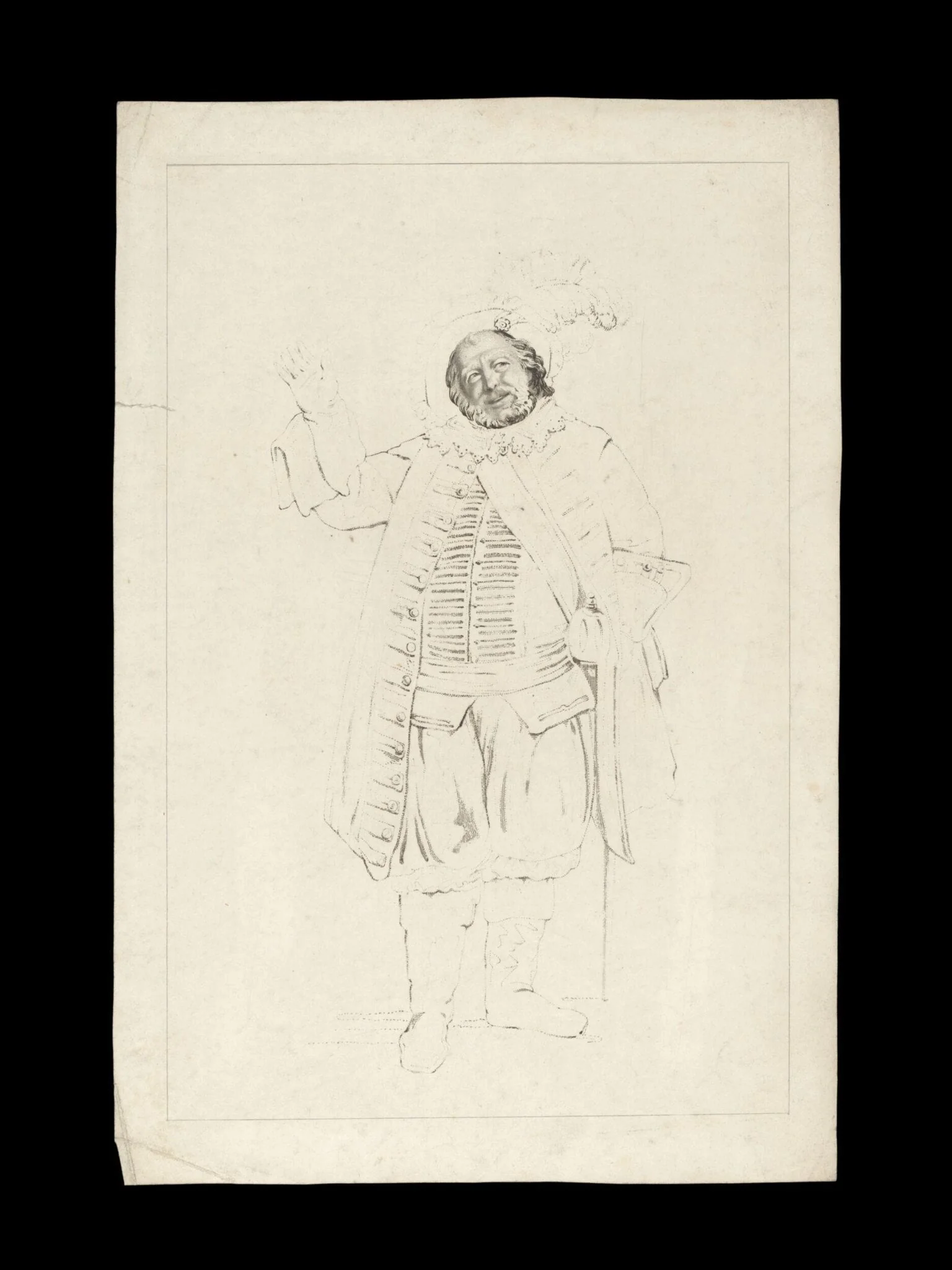 H Beard Print Collection, detail