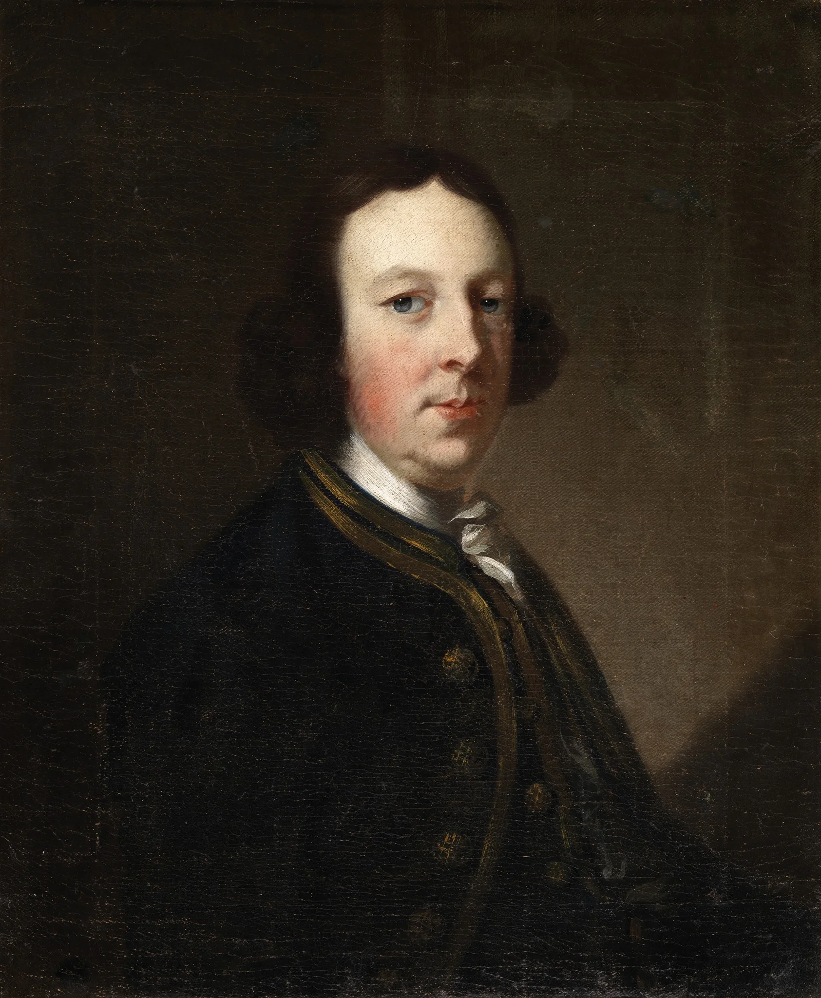 Portrait of Thomas, Lord Longford (1713-1766), detail