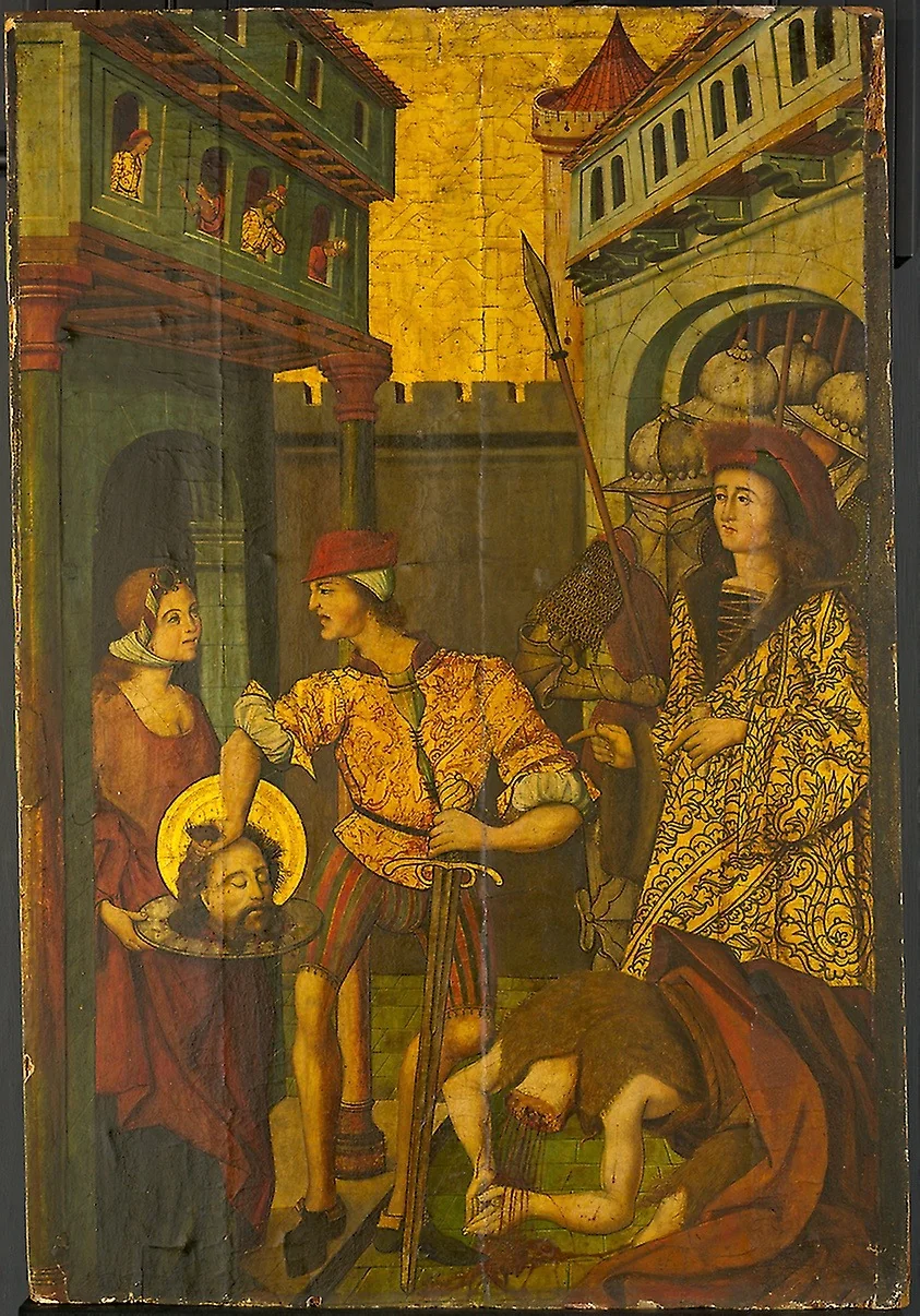 The Beheading of Saint John the Baptist, detail