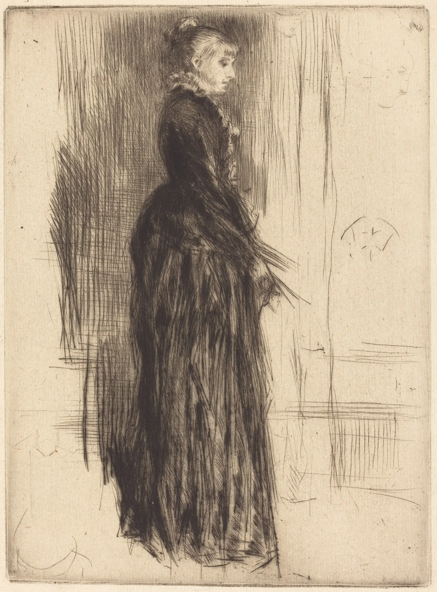 The Little Velvet Dress, detail