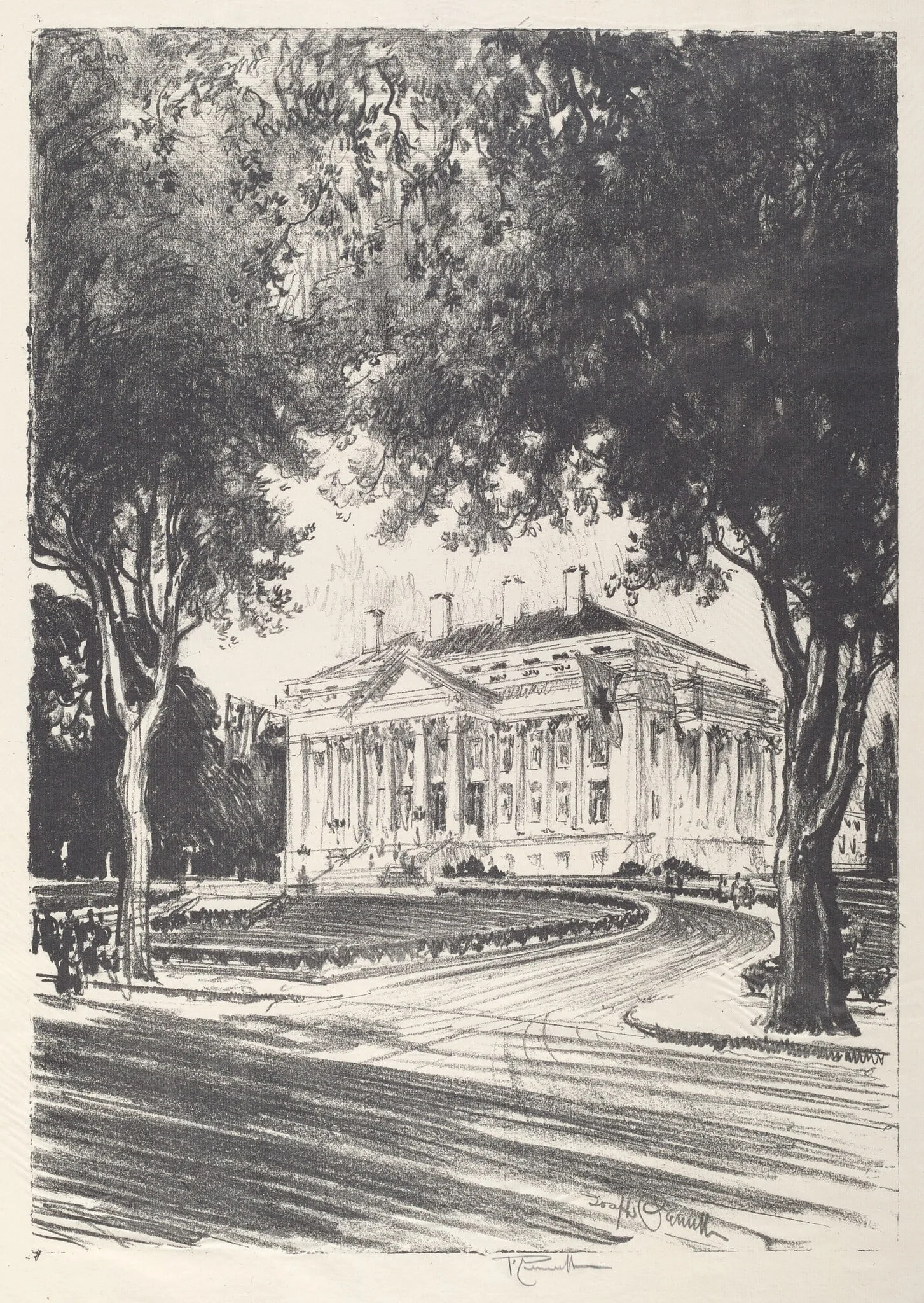 National Red Cross Headquarters, Washington, detail