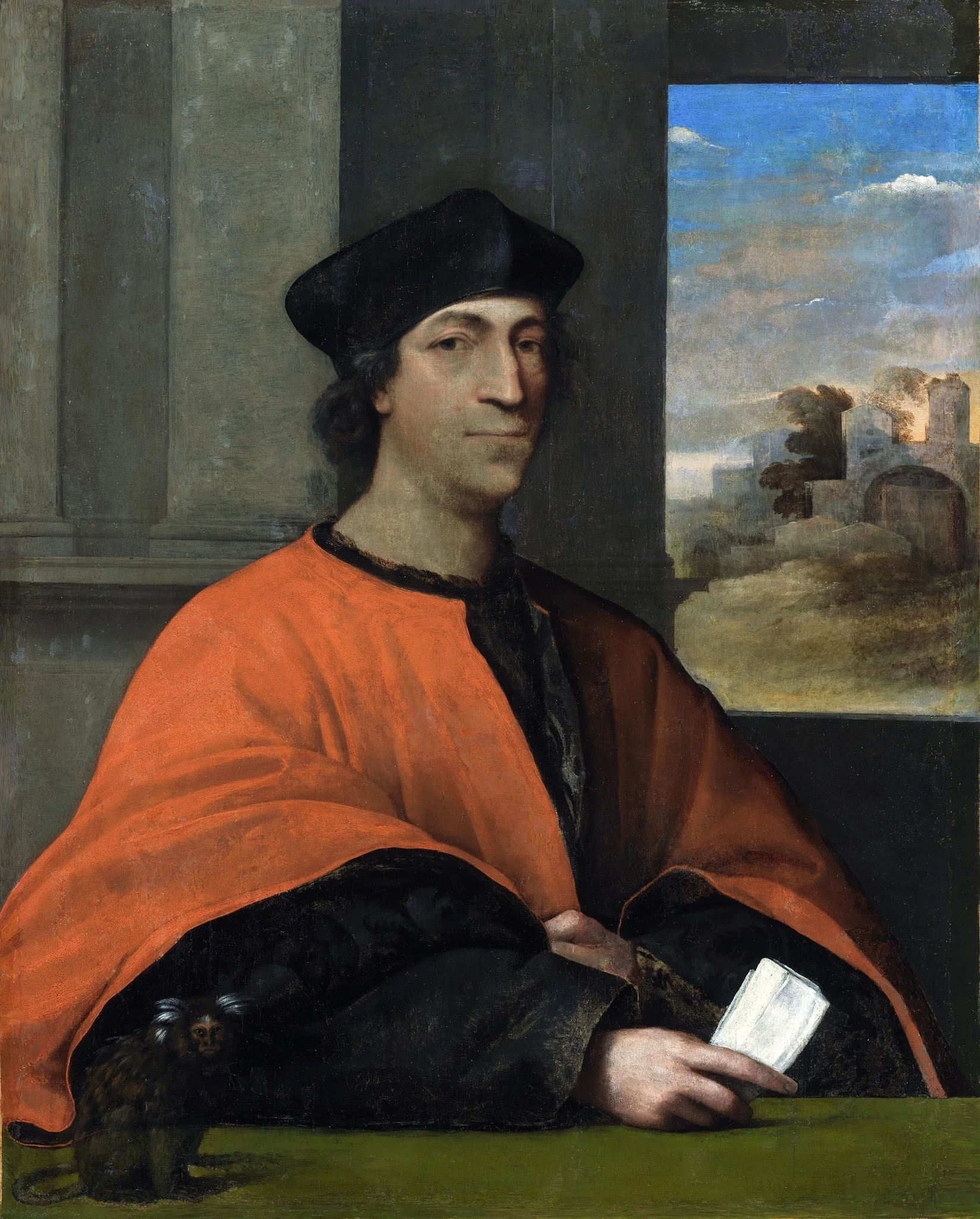 Portrait of Cardinal Antonio Ciocchi del Monte (1461-1533), detail