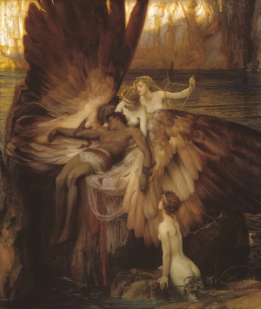The Lament for Icarus, by Herbert James Draper, oil, 1900