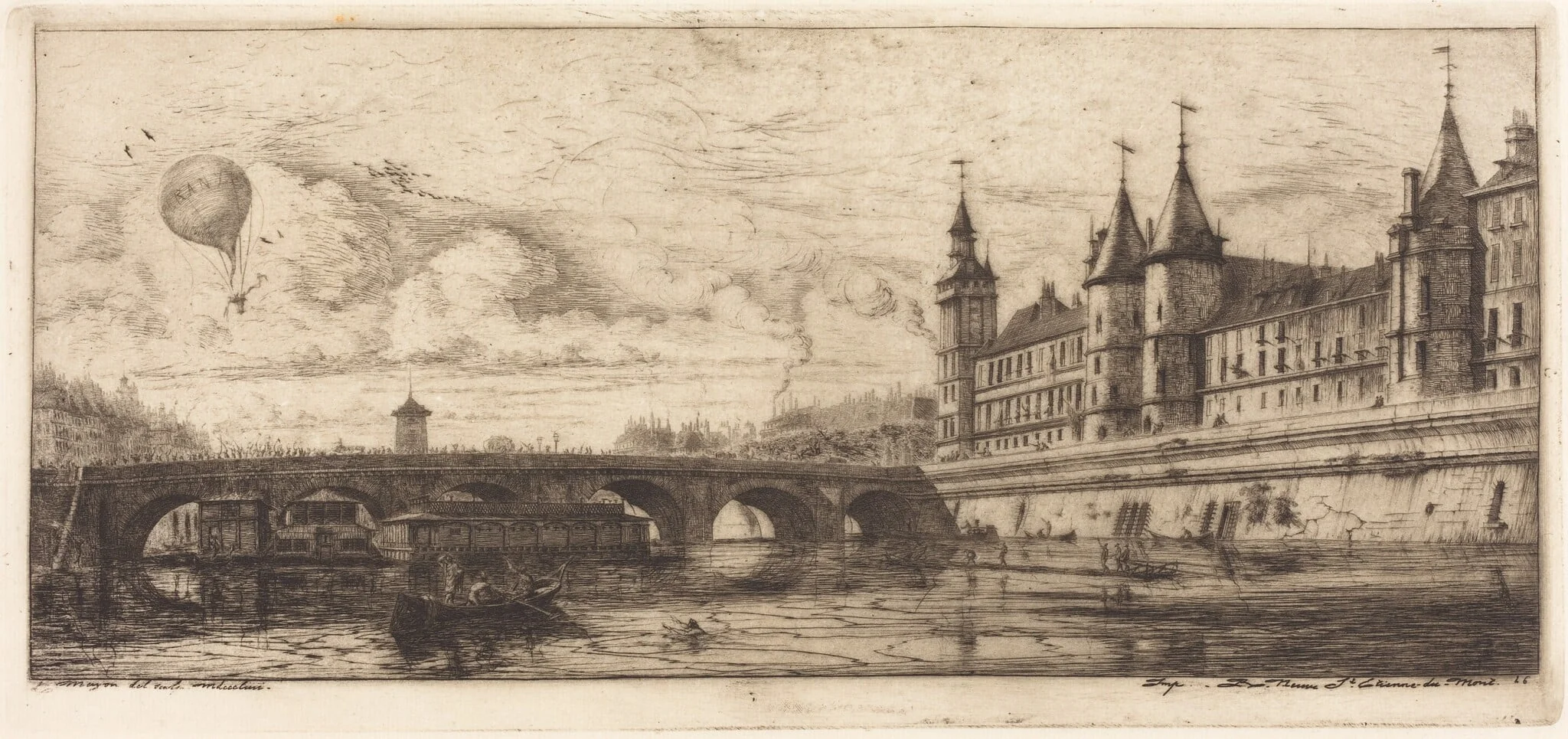 Le Pont-au-Change, Paris, detail