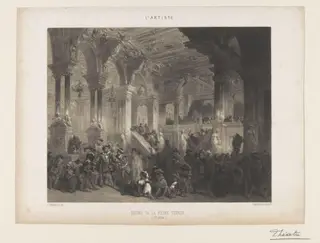 H Beard Print Collection, by Célestin Nanteuil, 1850