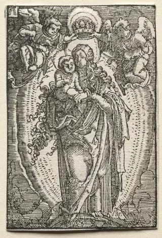 The Fall and Redemption of Man:  The Virgin as Queen of Heaven, by Albrecht Altdorfer, 1515