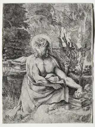 St. Jerome, by Annibale Carracci, 1591