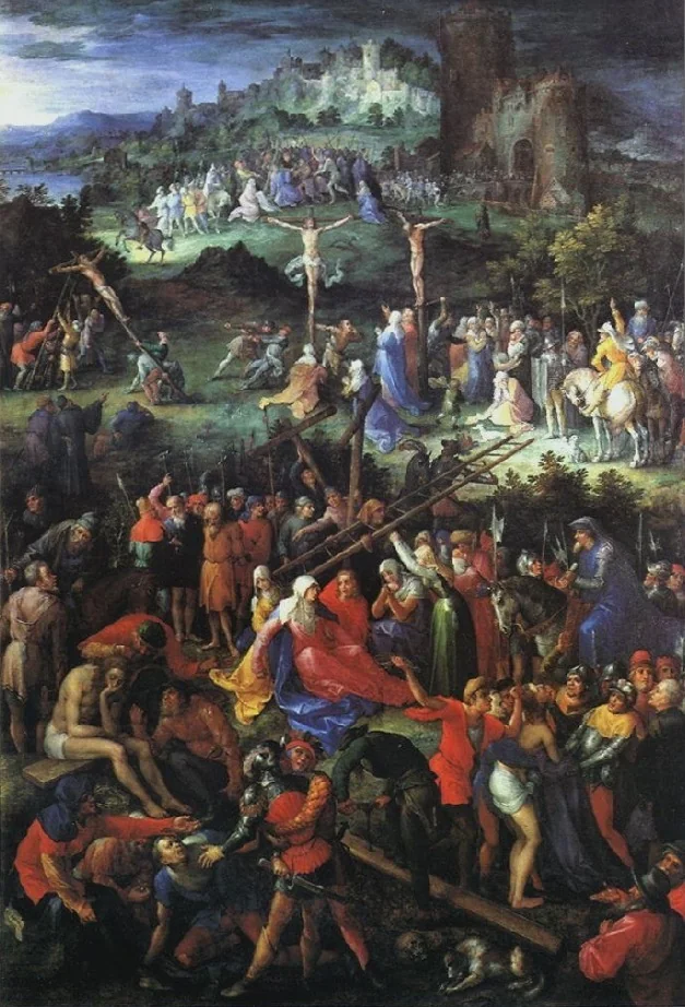 Large Calvary, detail
