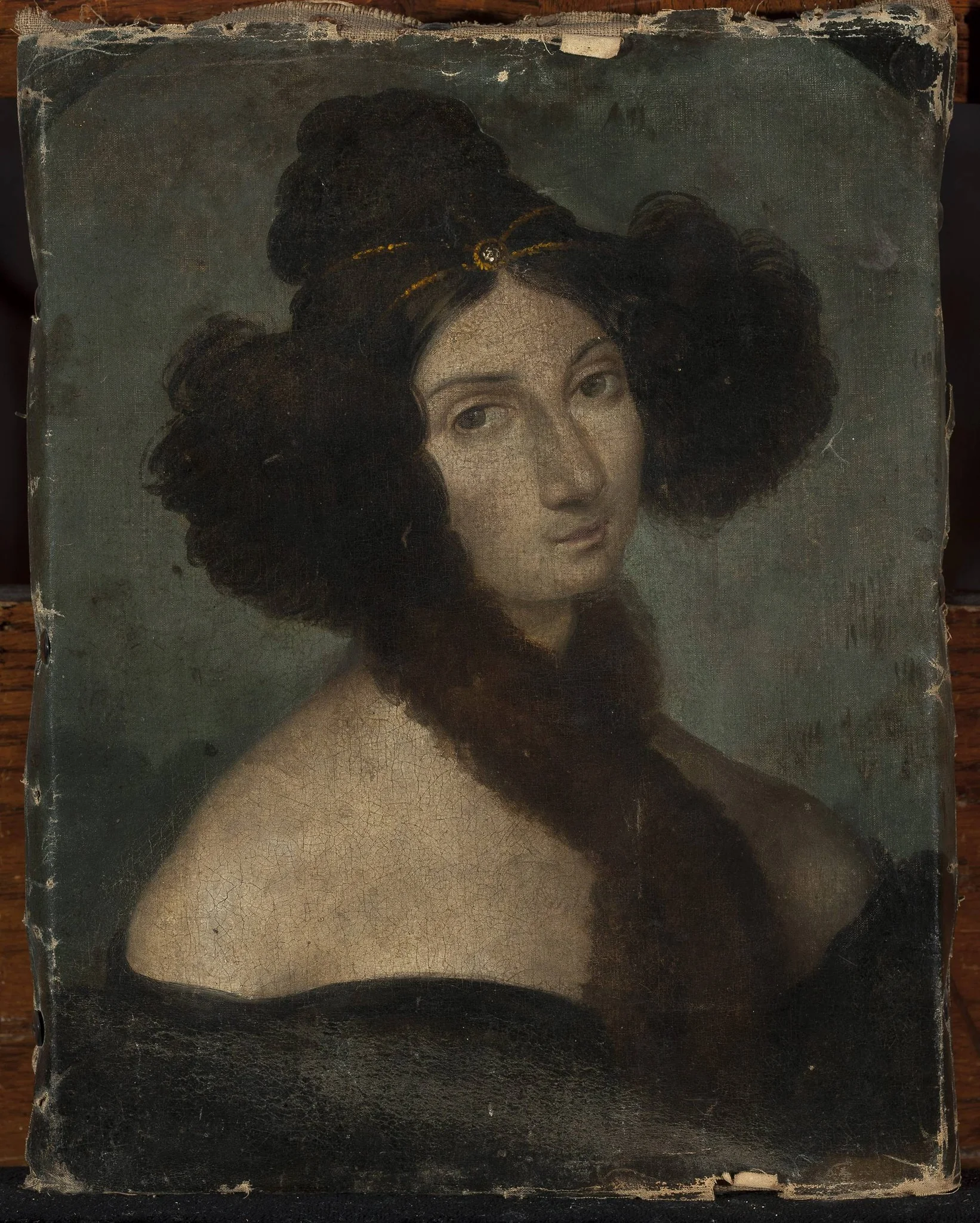 Portrait of a lady, detail