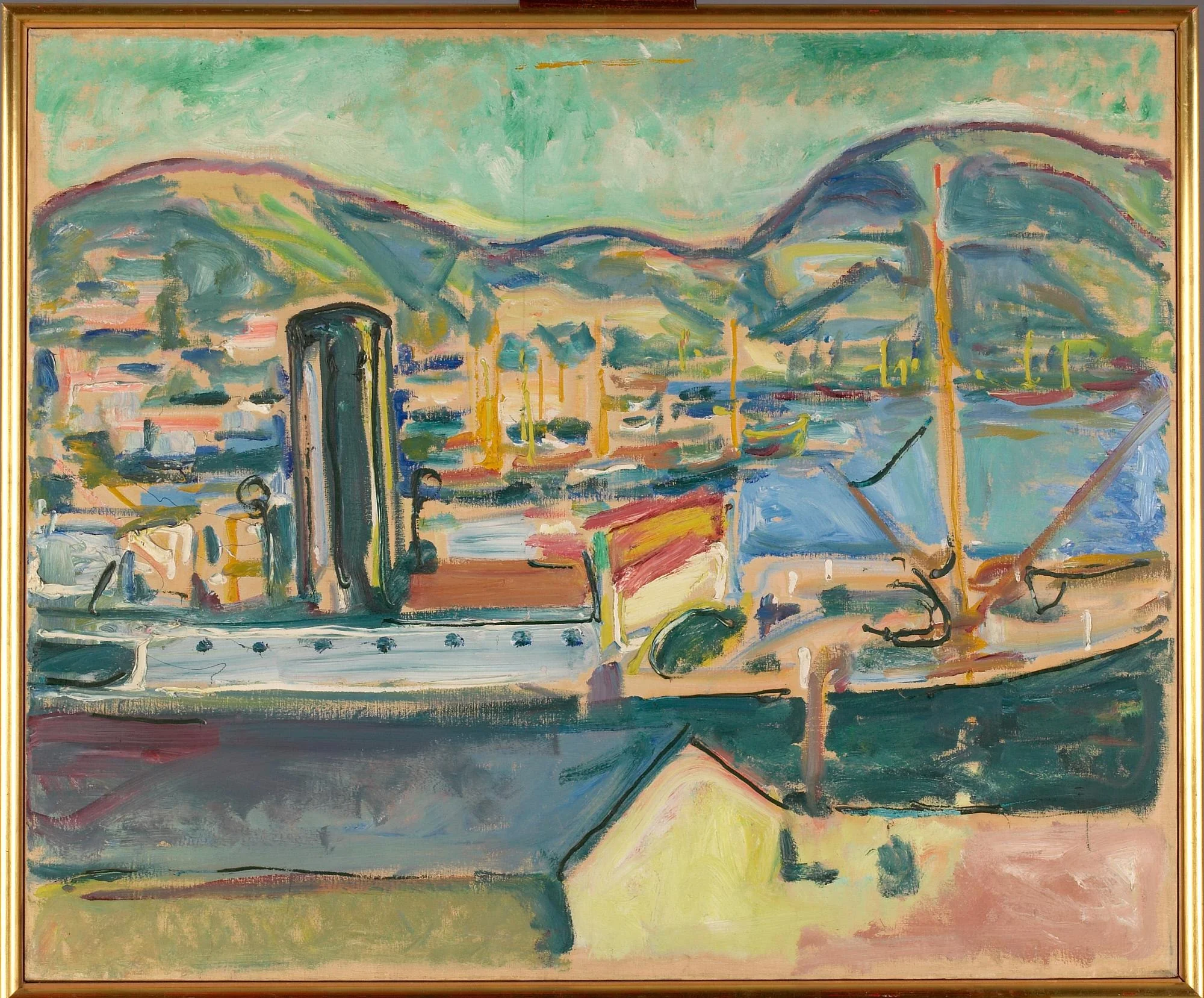 Bergen Harbour, detail