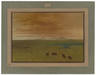 Grand Lavoir, Pampa del Sacramento, by George Catlin, oil, 1862