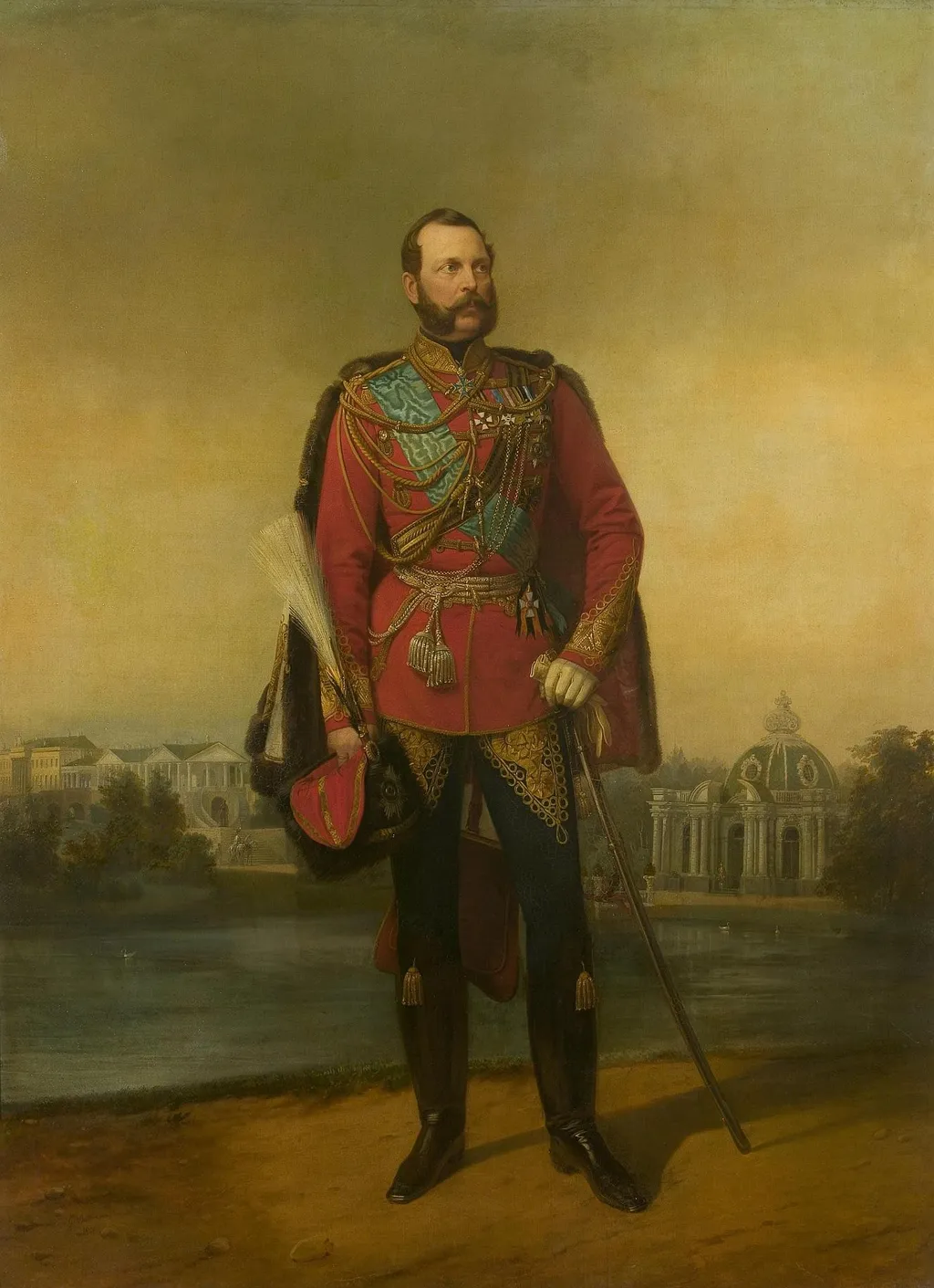 Portrait of Emperor Alexander II, by Georg von Bothmann, oil, 1866