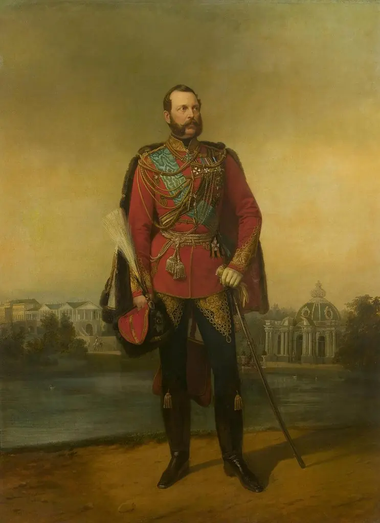 Portrait of Emperor Alexander II, by Georg von Bothmann, oil, 1866