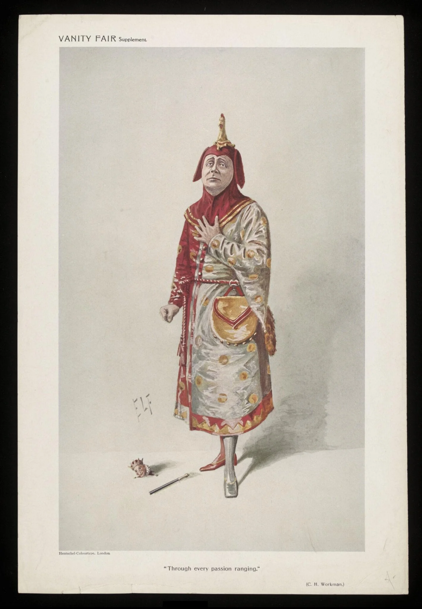H Beard Print Collection, detail