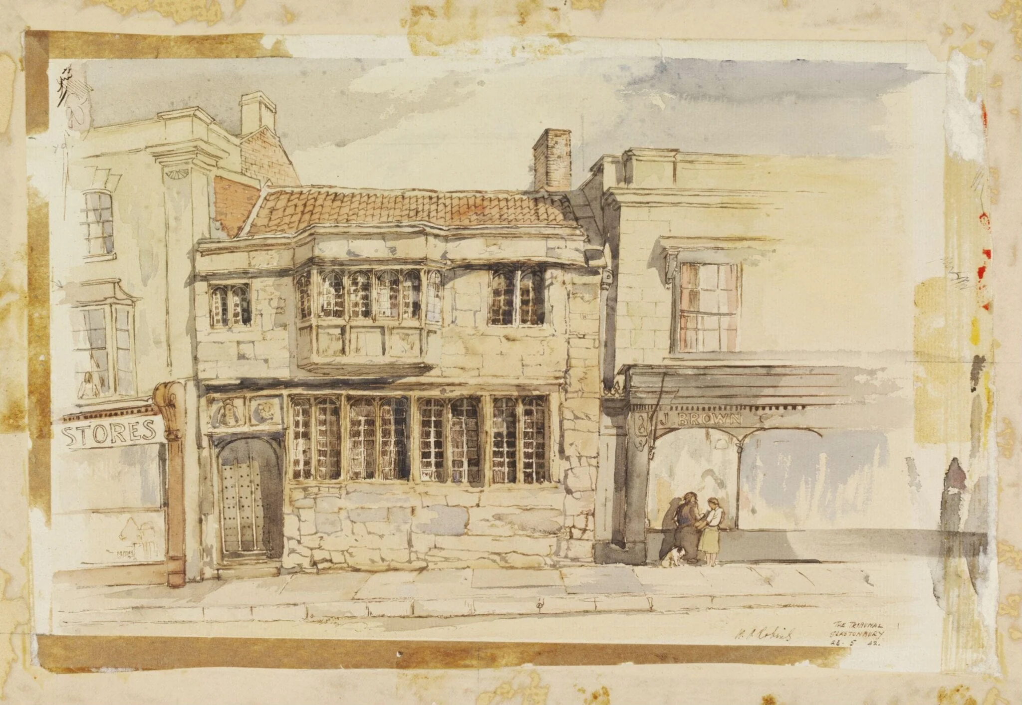The Tribunal, Glastonbury, detail