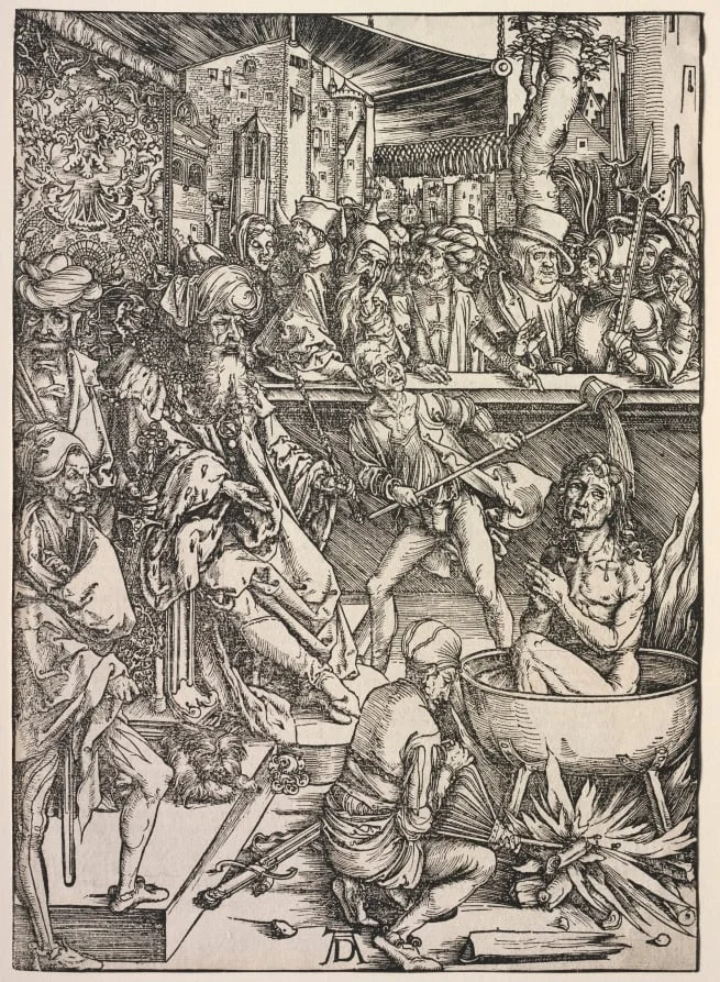 Revelation of St. John: Martyrdom of St. John, detail