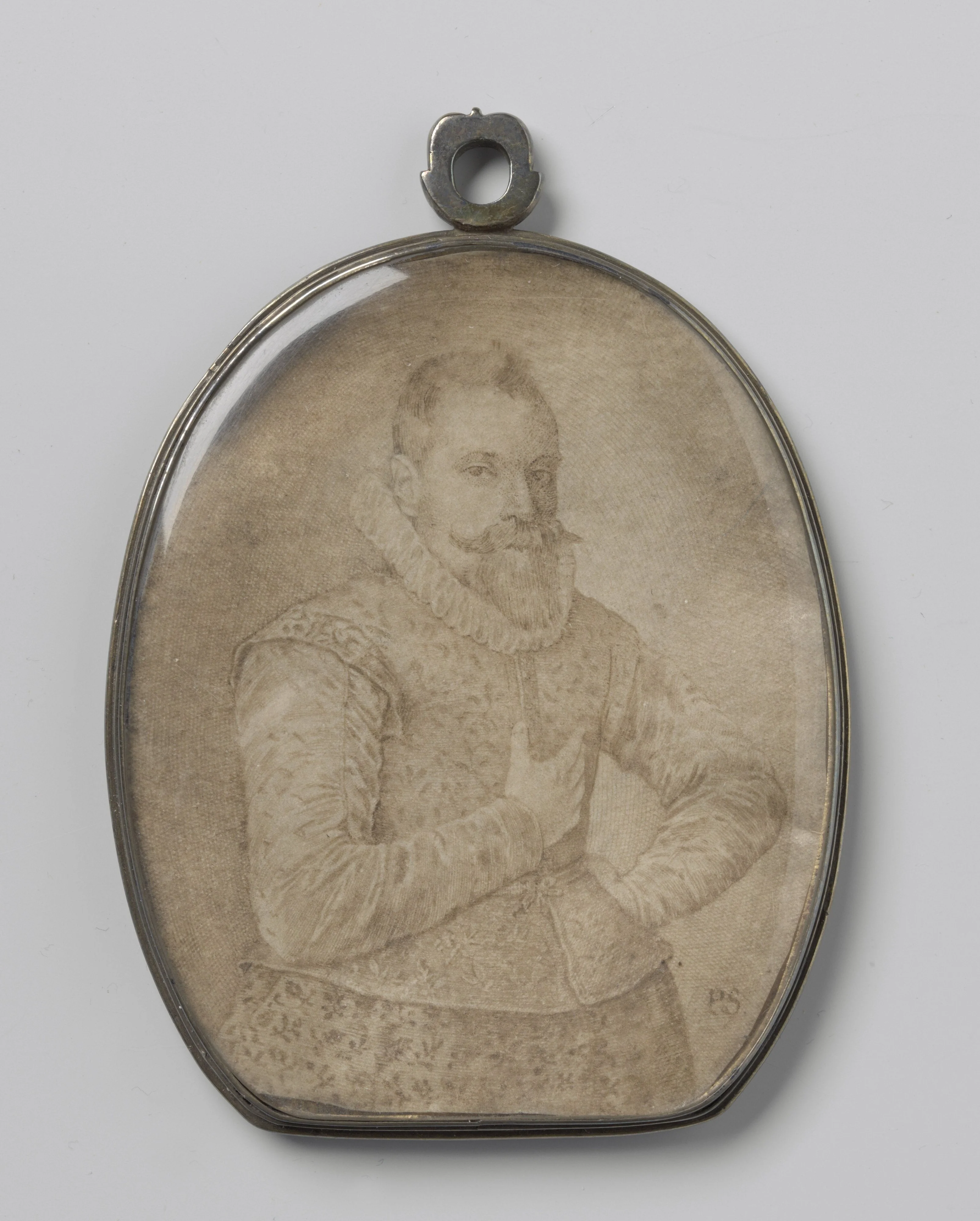 Portret van een man, detail