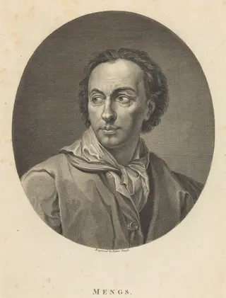 Anton Raphael Mengs, by James Neagle, ink, 1796