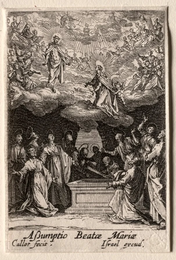 The Life of the Virgin: The Assumption of the Virgin, detail