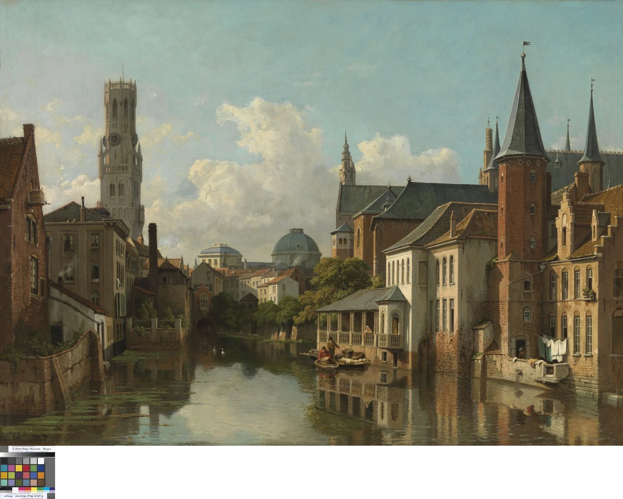 De Rozenhoedkaai in Brugge, detail
