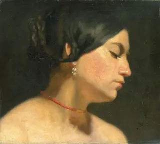 Mary Magdalene, by Lawrence Alma-Tadema, oil, 1854