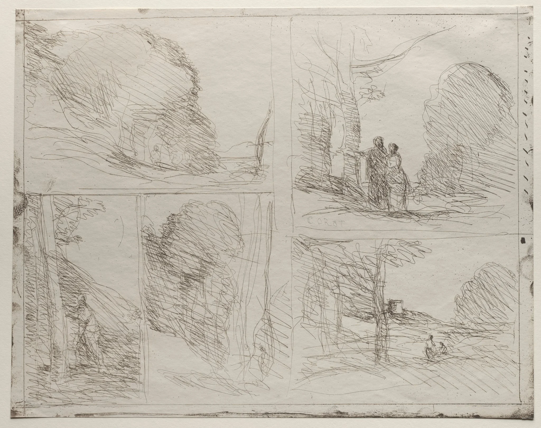 The Garden of Pericles; The Painter's Lane; Scrawl; The Large Woodcutter; The Tower of Henry VIII, detail