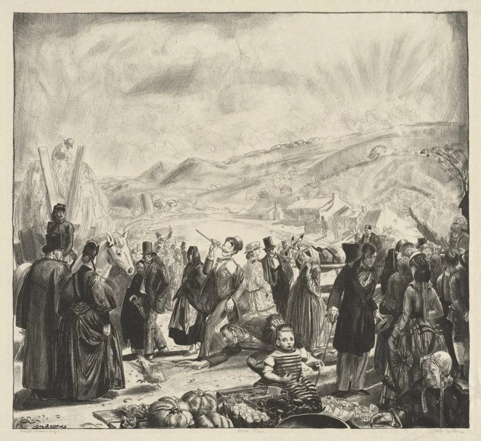 The Irish Fair, detail