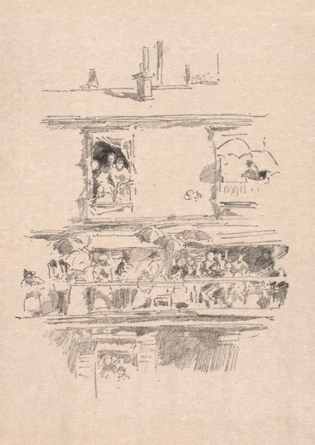 The Long Balcony, detail