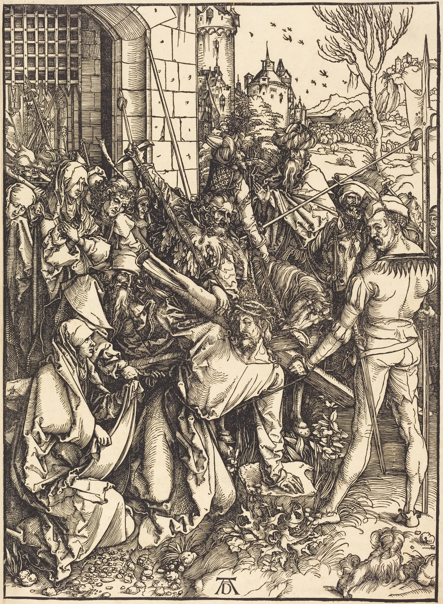 Christ Carrying the Cross, detail