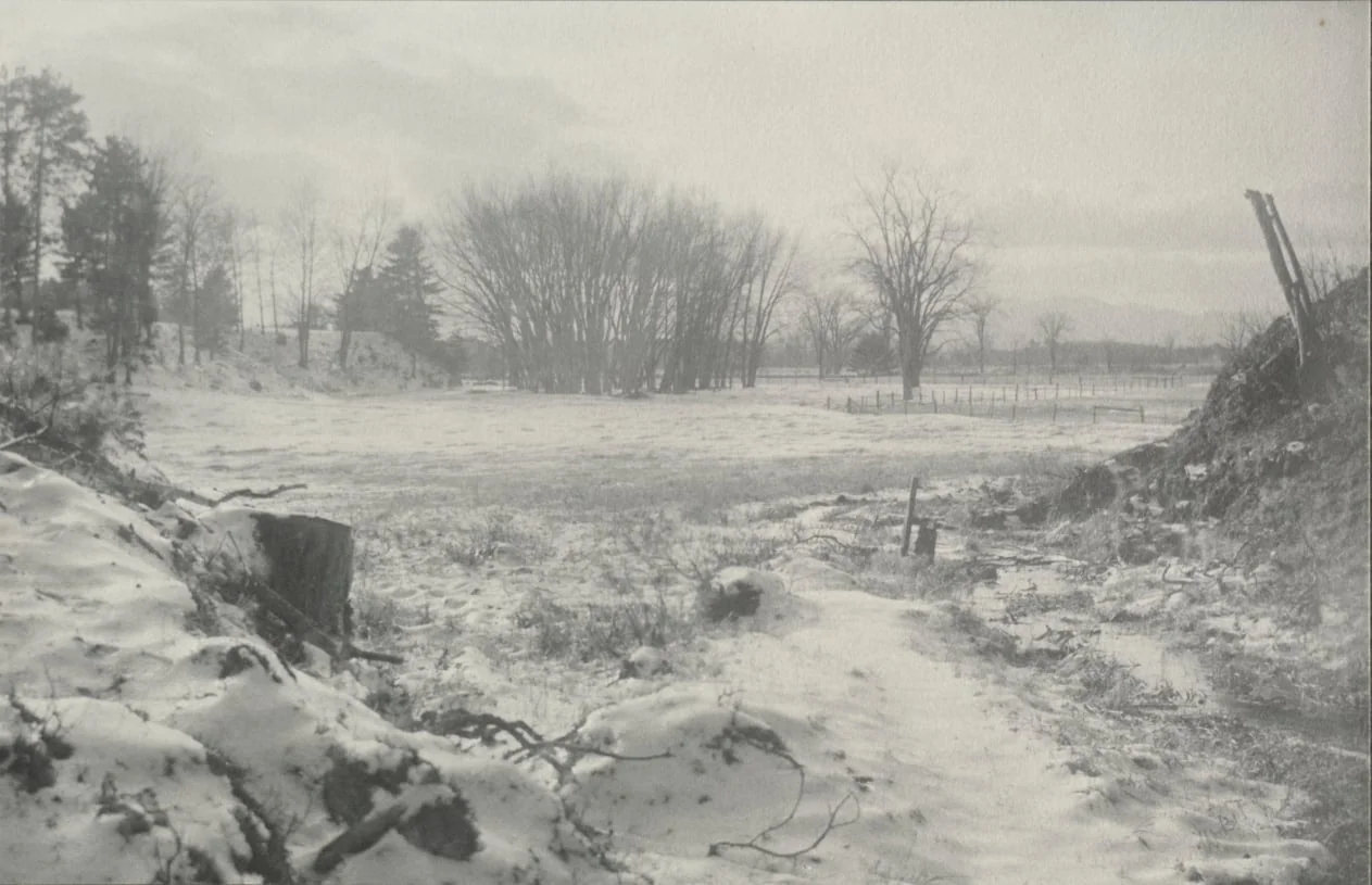 Untitled (Winter Landscape), detail