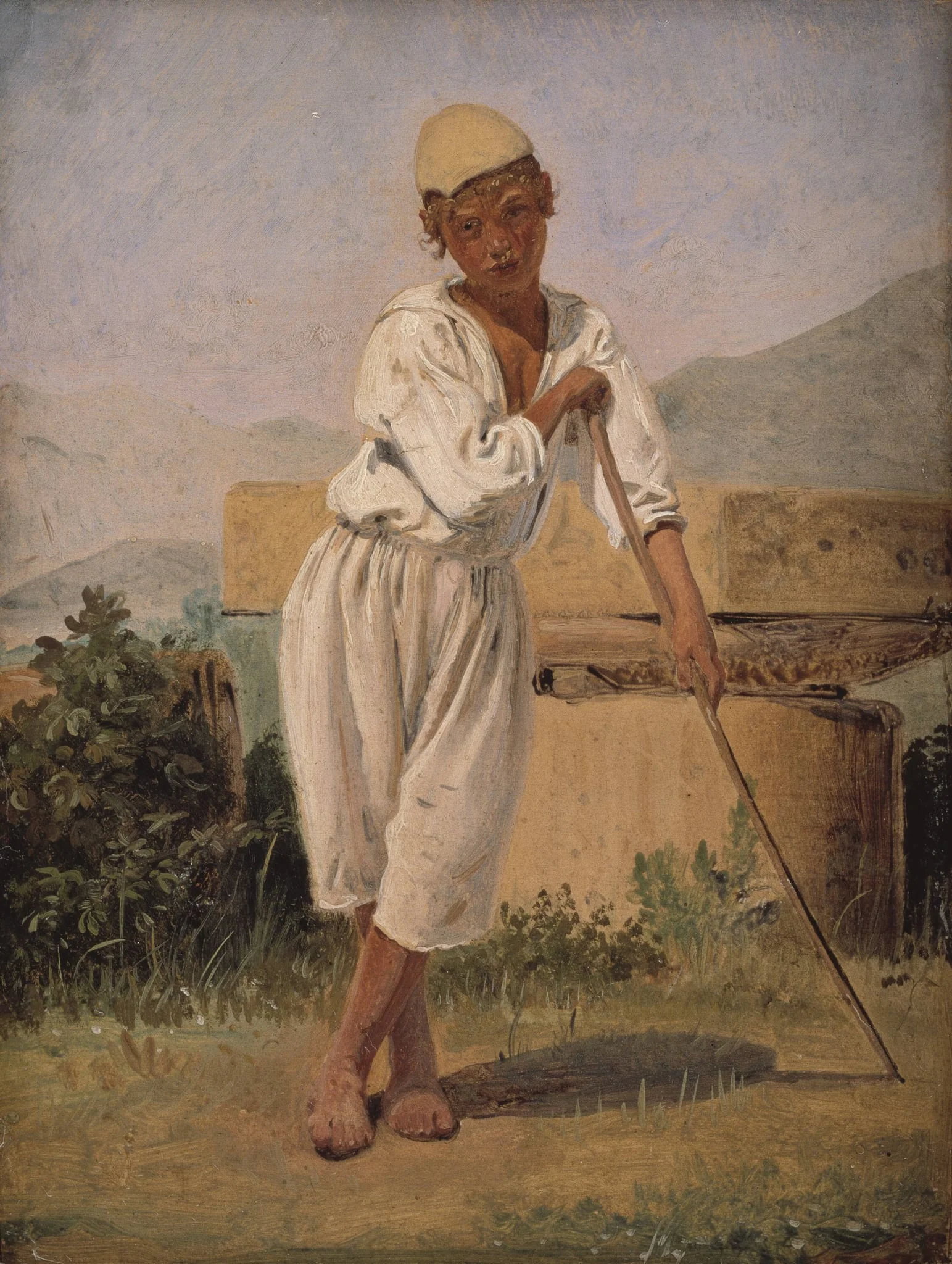 A Sheperd Boy. Pompeii, detail