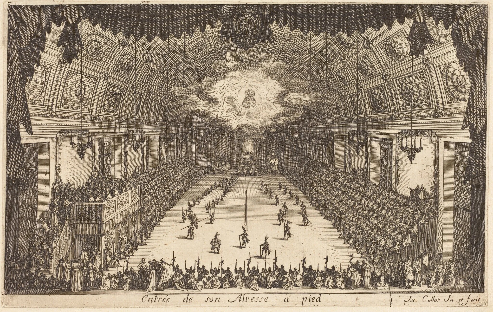Entry of His Highness on Foot, detail