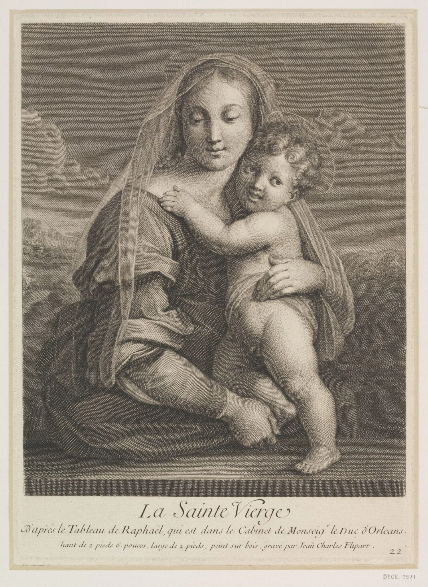 La Sainte Vierge, detail