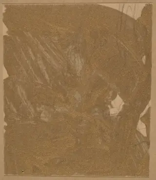 Study for a Border Design, by Charles Sprague Pearce, graphite, 1894