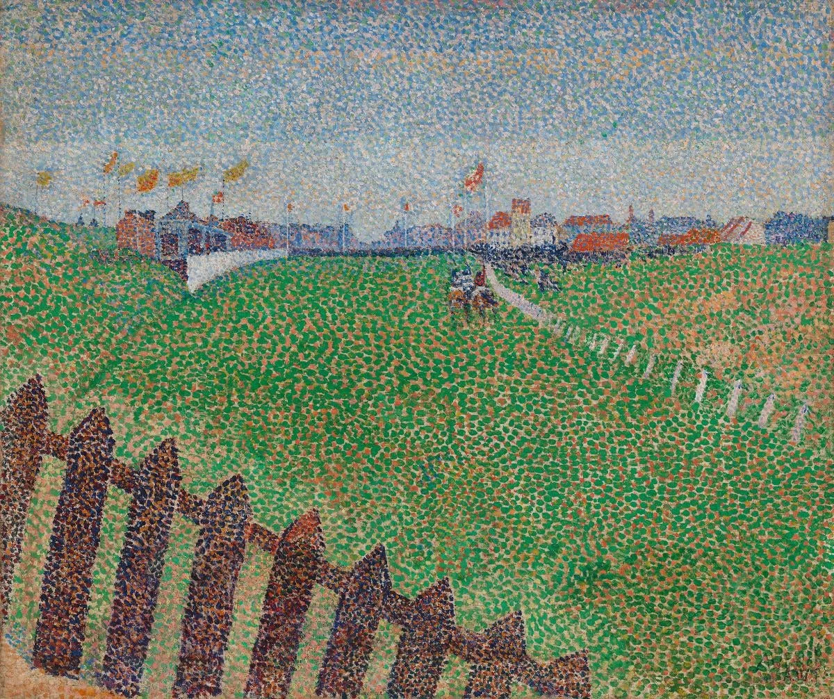 Wellingtonin kilpa-ajorata, tihkusade (Ostende), detail